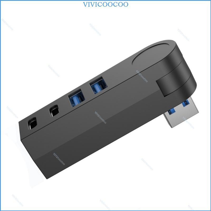 VIVI 270 Độ Xoay USB3 0 Hub 4 Cổng Bộ Chia Nhỏ Cho Laptop Máy Tính Di Động Hub Ổ Đĩa Flash Di Động H