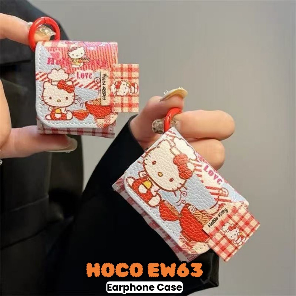 Dành Cho Vỏ HOCO EW63 Hoạt Hình Dễ Thương Dệt Thủ Công Vỏ Tai Nghe Vỏ