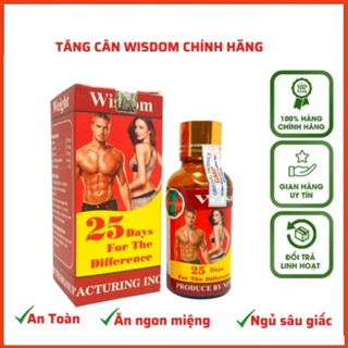 Vitamin tăng cân Wisdom Weight chính hãng Indonesia hỗ trợ tăng cân an toàn hiệu quả hộp 25 viên -Quỳnh Candy 2025