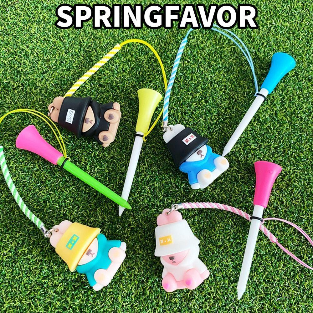 SPRINGFAVOR Phim Hoạt Hình Golf Tee 83mm, Made from Rubber & Plastic, Phụ Kiện Chơi Golf