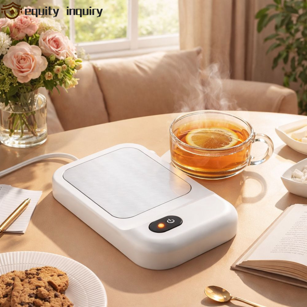 Máy hâm nóng cốc cà phê YÊU THÍCH YÊU THÍCH, Đế chống trượt Máy hâm nóng cốc điện thông minh, Tiết kiệm năng lượng Tiết kiệm năng lượng Tiếng ồn thấp Làm nóng nhanh Tấm sưởi ấm nhiệt Bàn làm việc tại nhà