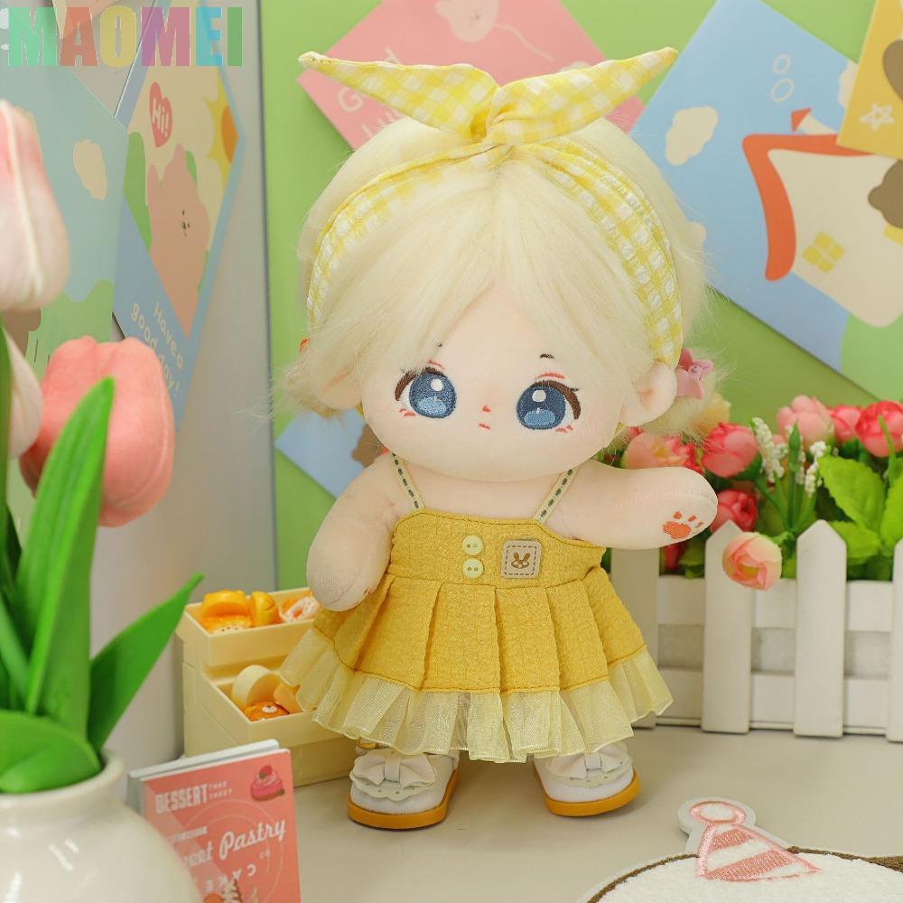 Đầm Búp Bê Cotton MAOMEI, Váy Trang Phục Quần Áo Búp Bê Cotton 20Cm, Búp Bê Cross-Dressing Dây Đeo M