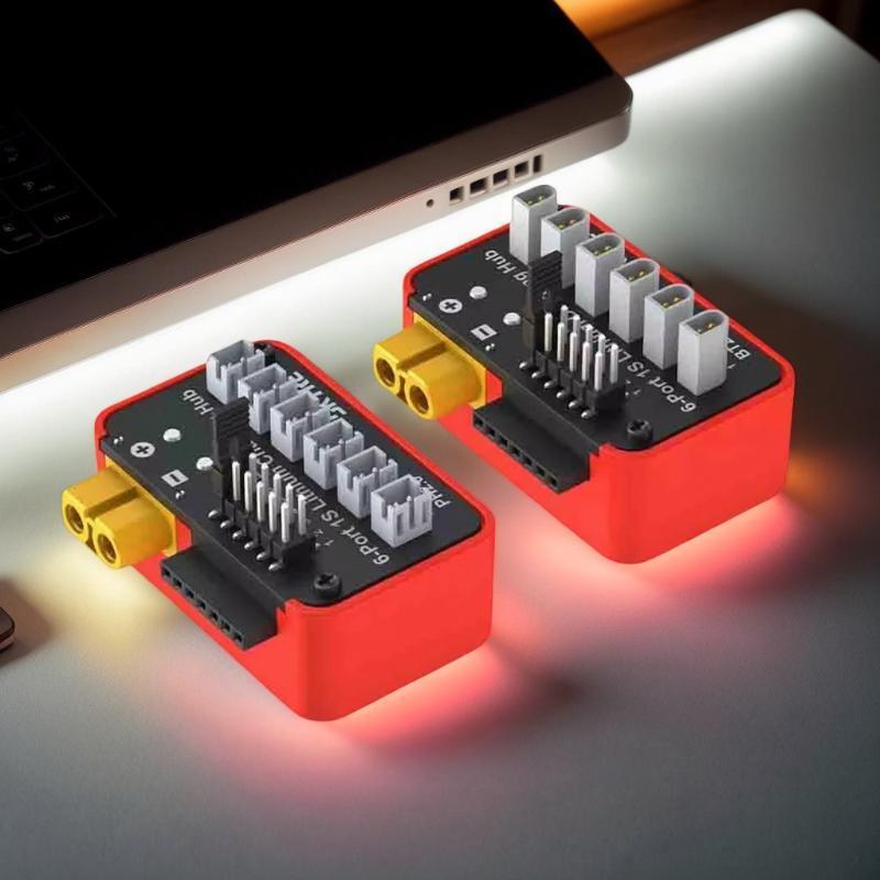 [JTS] 1 Cái Hub Sạc Pin OSH 6 Cổng 1S Cho LiPo LiFe Li-ion LiHV Hỗ Trợ B6neo B6neo 2 B6neo + B6ACneo