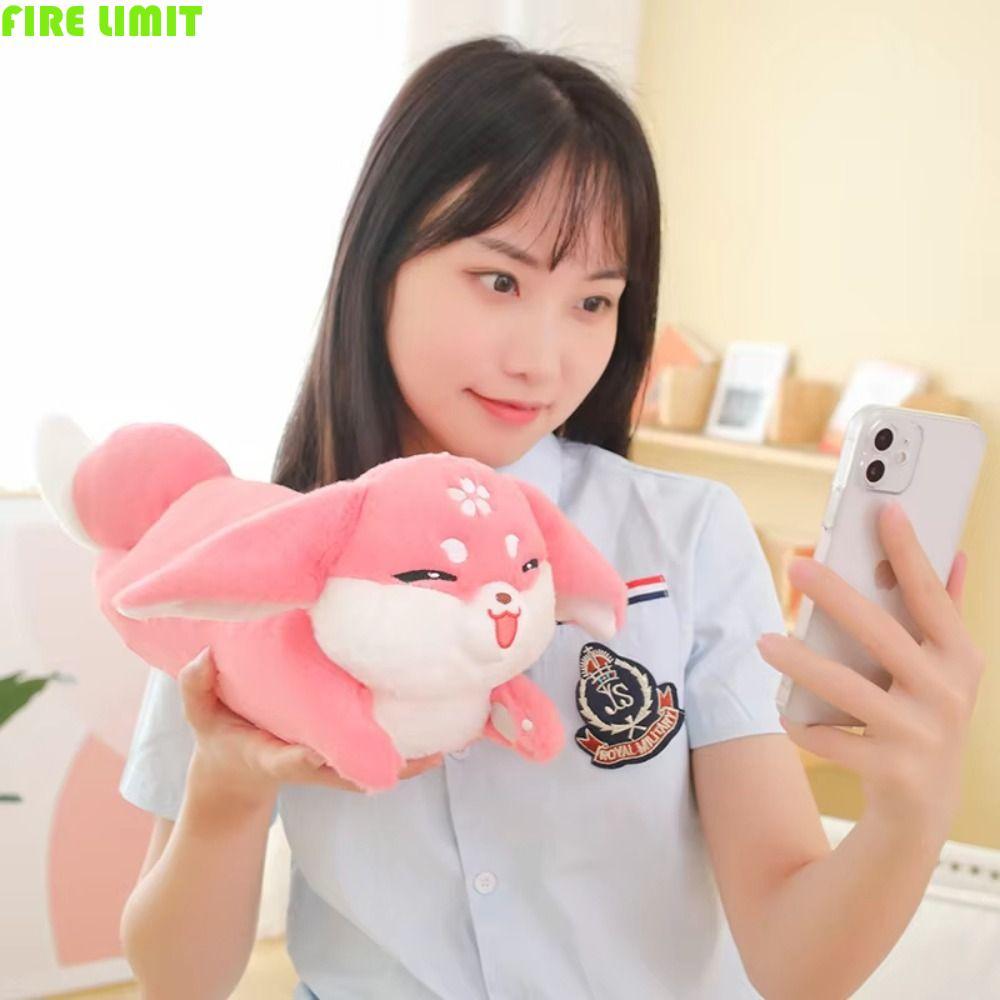 FIRE LIMIT Yae Miko Đồ chơi sang trọng, Thiết kế hoạt hình Chất liệu mềm Genshin Impact Plush, Fo Co