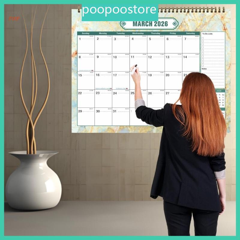 2026-2027 Wall Calendar Planner 18 Month from Jan 2026 to Jun 2027 For Home