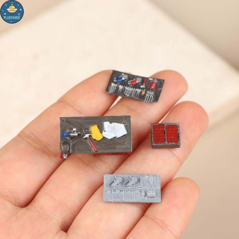 PLUMHOME 1 / 64 Công cụ tỷ lệ Băng ghế / Pegboard Model Garage Scene Display Prop Phụ kiện Bộ sưu tậ
