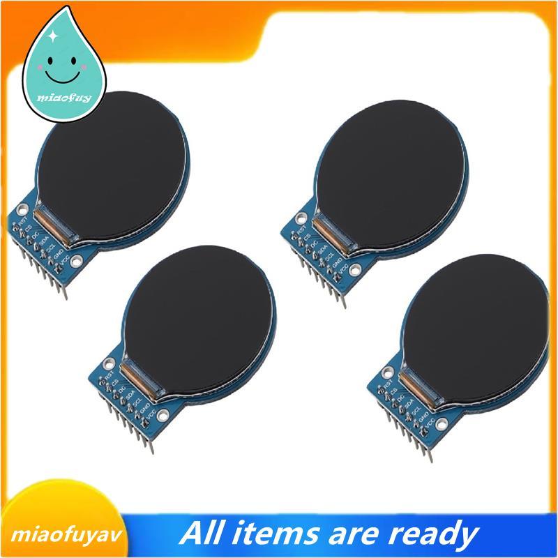 4 CÁI .28 Inch Màn hình TFT tròn Độ phân giải 240x240, Chip điều khiển GC9A01 Tương thích, Màn hình 