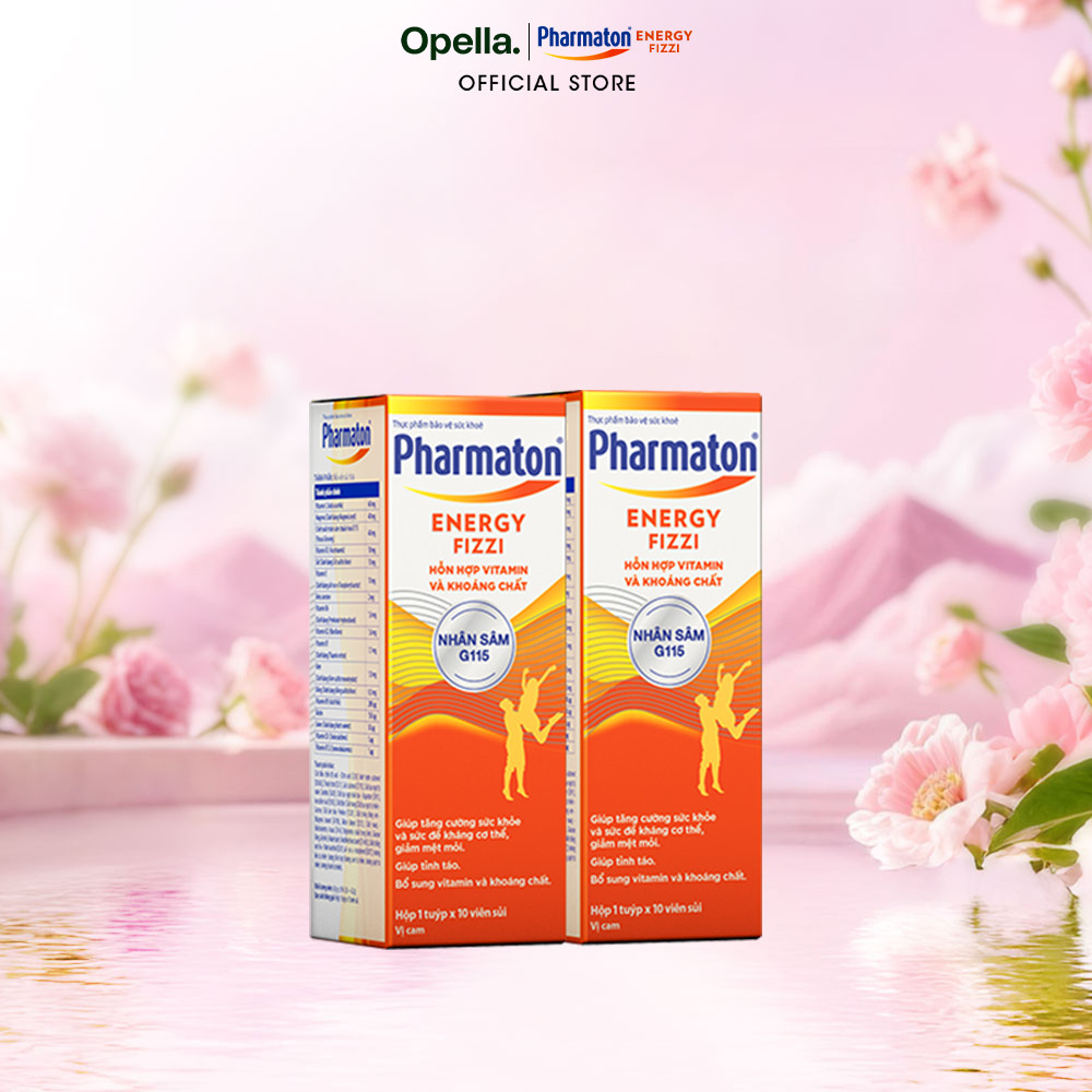 Bộ 2 Thực phẩm bảo vệ sức khỏe Pharmaton Energy Fizzi