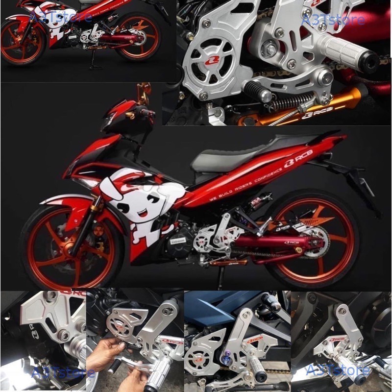 số gãy đơn RCB cnc ex150 ex155 chính hãng RACINGBOY S2 V2 phukienxemaydo