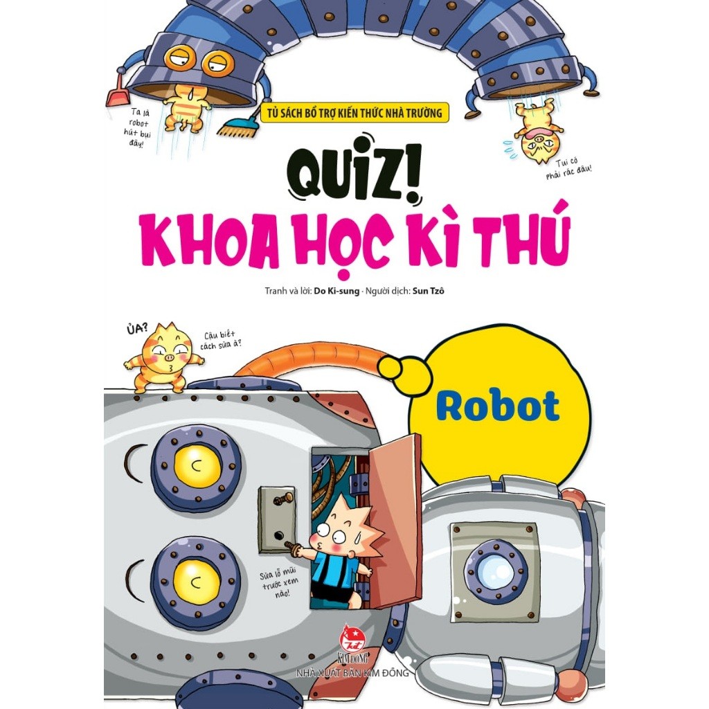 Sách - Quiz Khoa học kì thú: Robot