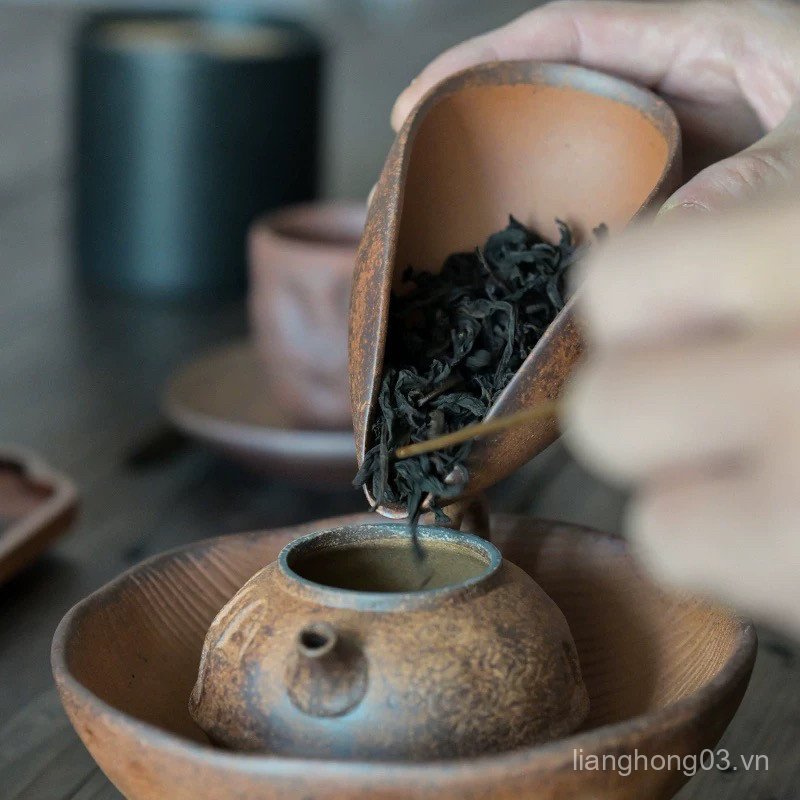 Nafzhai Changjuyan Mud Tea Ze Kung Fu Tea Ceremony Phụ tùng trà Retro Tea Appreciated Lotus Tea Extr