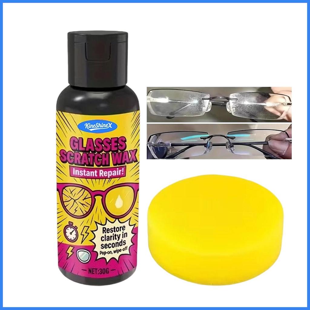 Glass Scratch Repair 30ml Glass Scratch Coating Liquid với Sponge Eyeglass Repair Kit cho Mirror Rea
