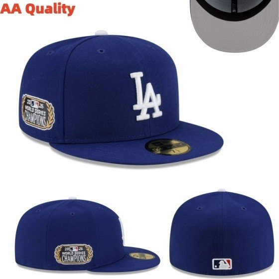 Mũ Dodgers Mũ Bóng Chày Full Closed Fit Mũ Unisex Flat Vành Mũ RCOI