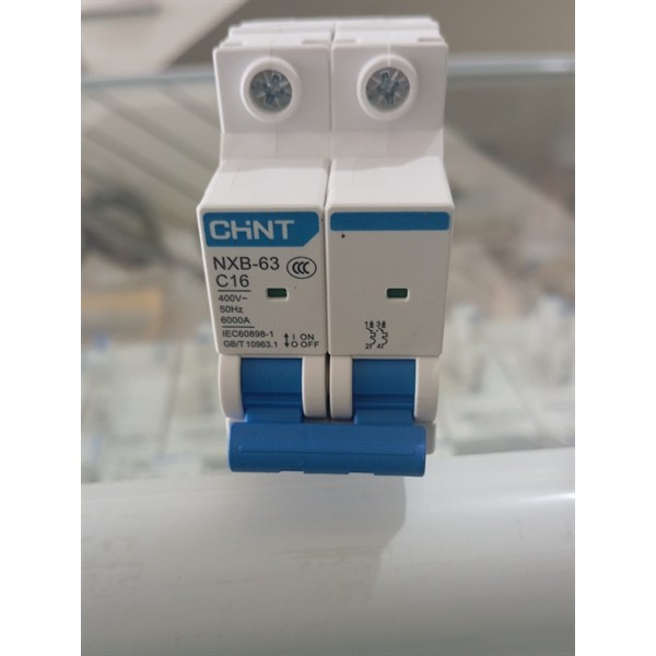 Aptomat MCB 2 Pha CHINT NXB2-16 – 16A