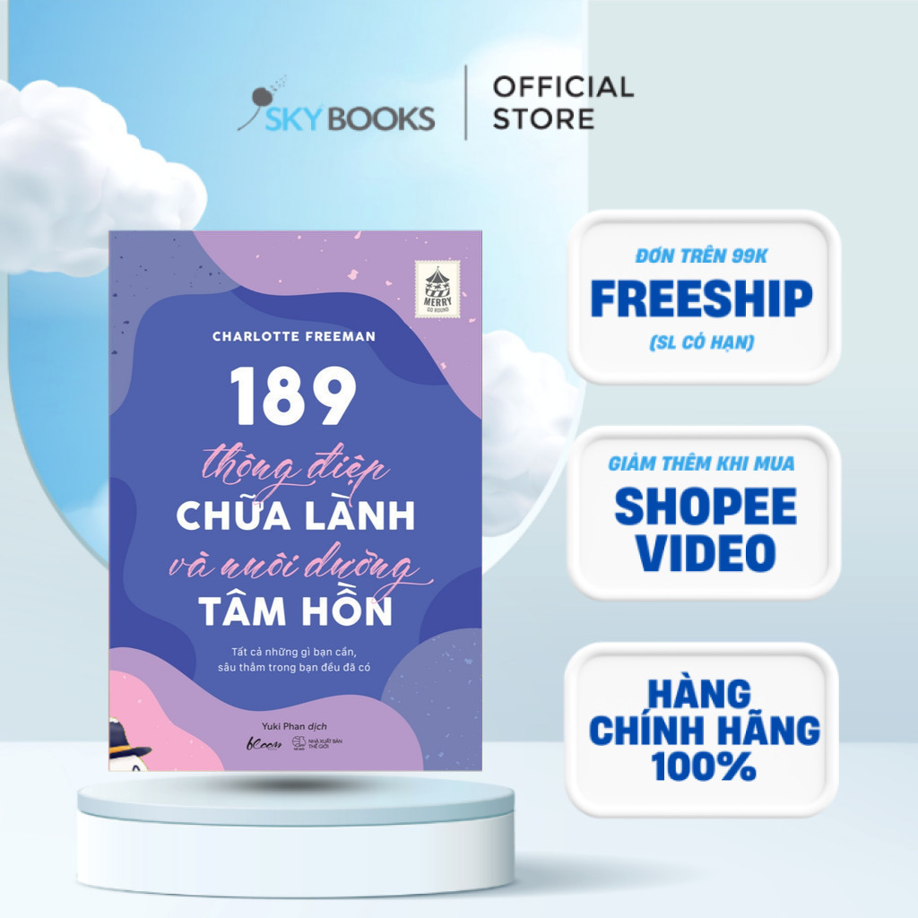 Sách - 189 Thông Điệp Chữa Lành Và Nuôi Dưỡng Tâm Hồn