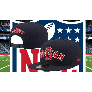 NamBoston Red Sox 9FIFTY Snapback Mũ NavyOverlap - Chống Nắng Thời Trang