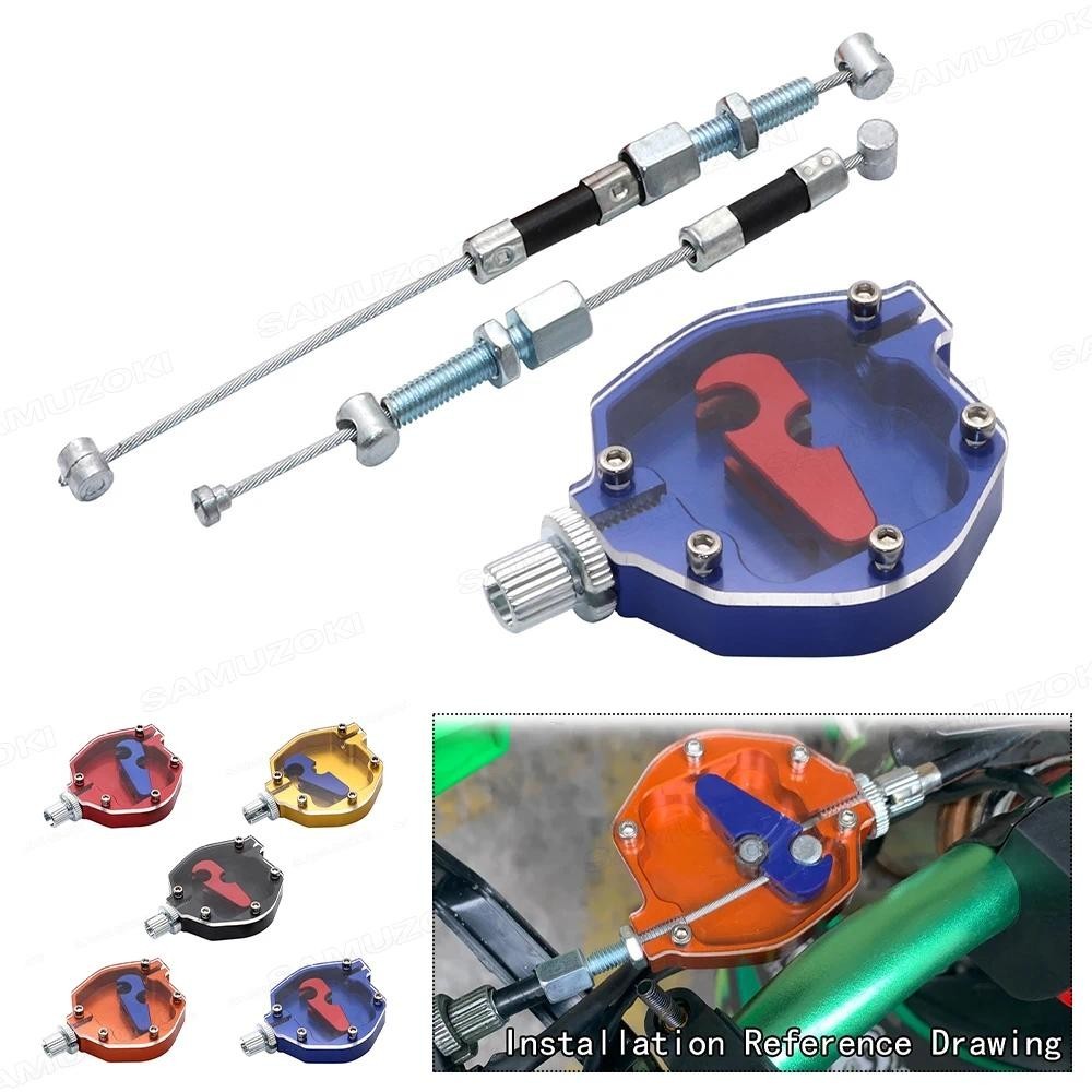 CNC Đóng Thế Ly Hợp Dễ Dàng Kéo Hệ Thống Cáp Cho Xe Honda CR80 CR85 CR125 CR250 CR500 CRF150F CRF230