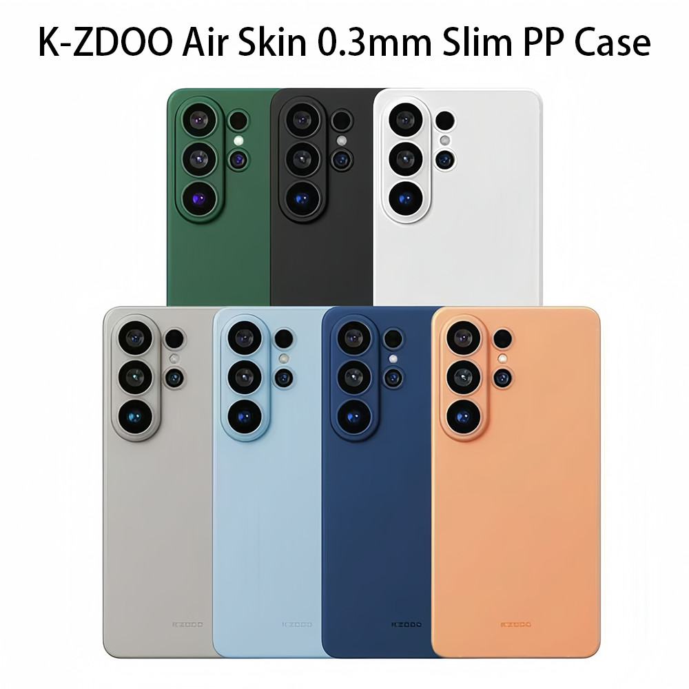 Dành cho Samsung S26 Ultra S26 + S26 0.3mm Vỏ điện thoại mờ cứng siêu mỏng / KZDOO / KDOO Air Skin C