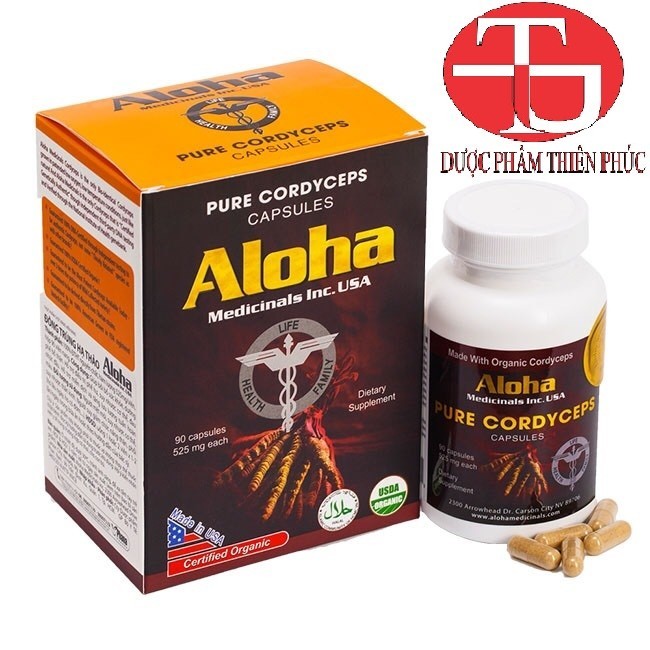 Đông trùng Hạ thảo Aloha Pure Cordyceps 90 viên - aloha - Hoàng Phúc 2026