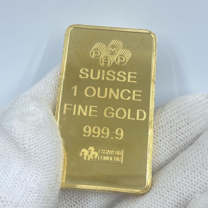Swiss Bank Gold Bar Đồng xu kỷ niệm 1 Ounce Đồng xu vàng hình đặc biệt Đồng xu ngoại tệ sưu tập Đồng