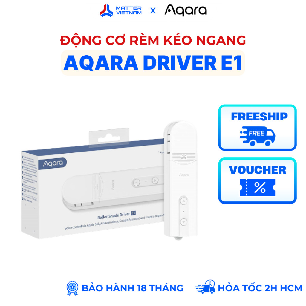 Aqara Roller Shade Driver E1 - Điều Khiển Rèm Cuốn Thông Minh, Zigbee 3.0, Tương Thích Apple HomeKit