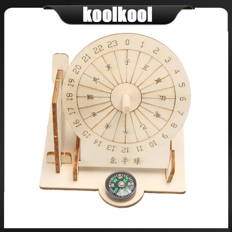 Equatorial Clock Model Hands on Assembly Toy Children Educational Toy