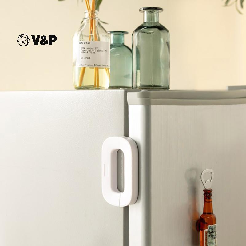 V & P Tủ lạnh gia đình lo tủ đông cửa lo trẻ mới biết đi tủ trẻ em an toàn lo cho bé chống kẹp an to