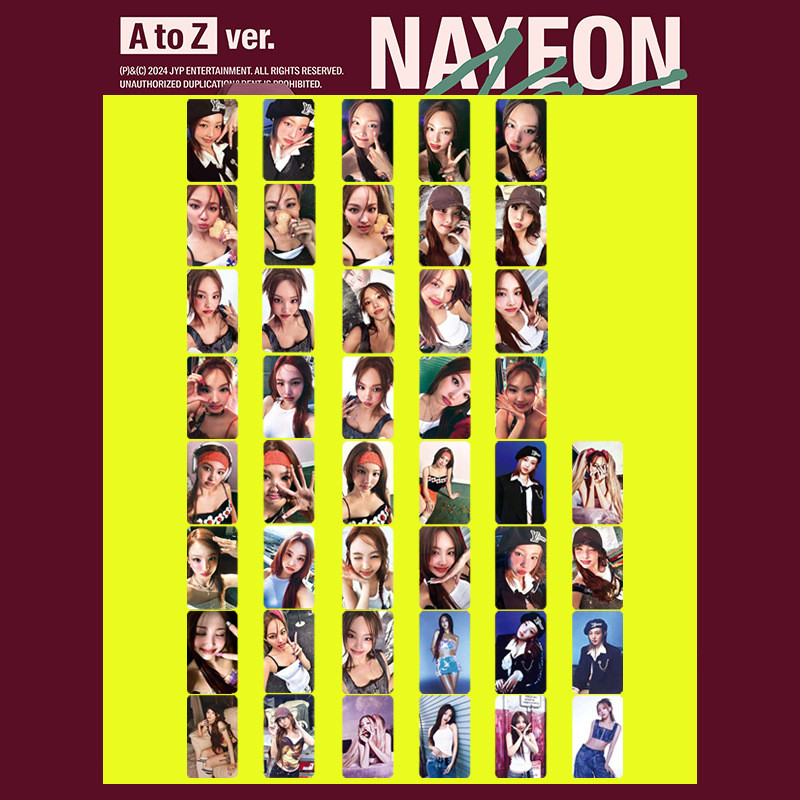 TWIE Bunny Lin NAYEON NAYEON THE 2nd MINI ALBUM SOLO ALBUM Single Photocard 26.3.13