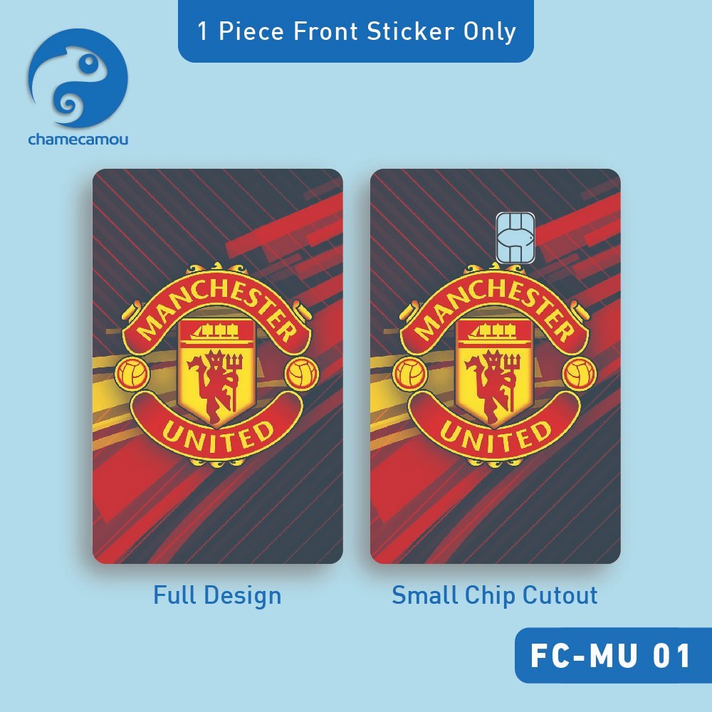 Miếng Dán Trang Trí Manchester United FC – Skin Thẻ ATM, Thẻ Chung Cư, Thẻ Xe | AT CARD