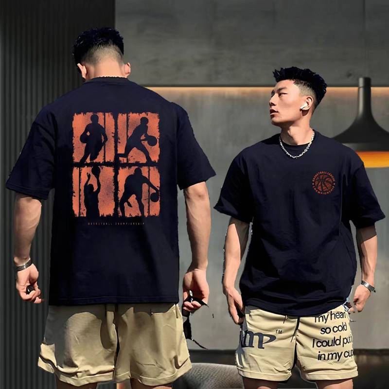 New Summer Basketball Quick Drying Clothes American T-shirt Basketball Clothes Running Workout Train