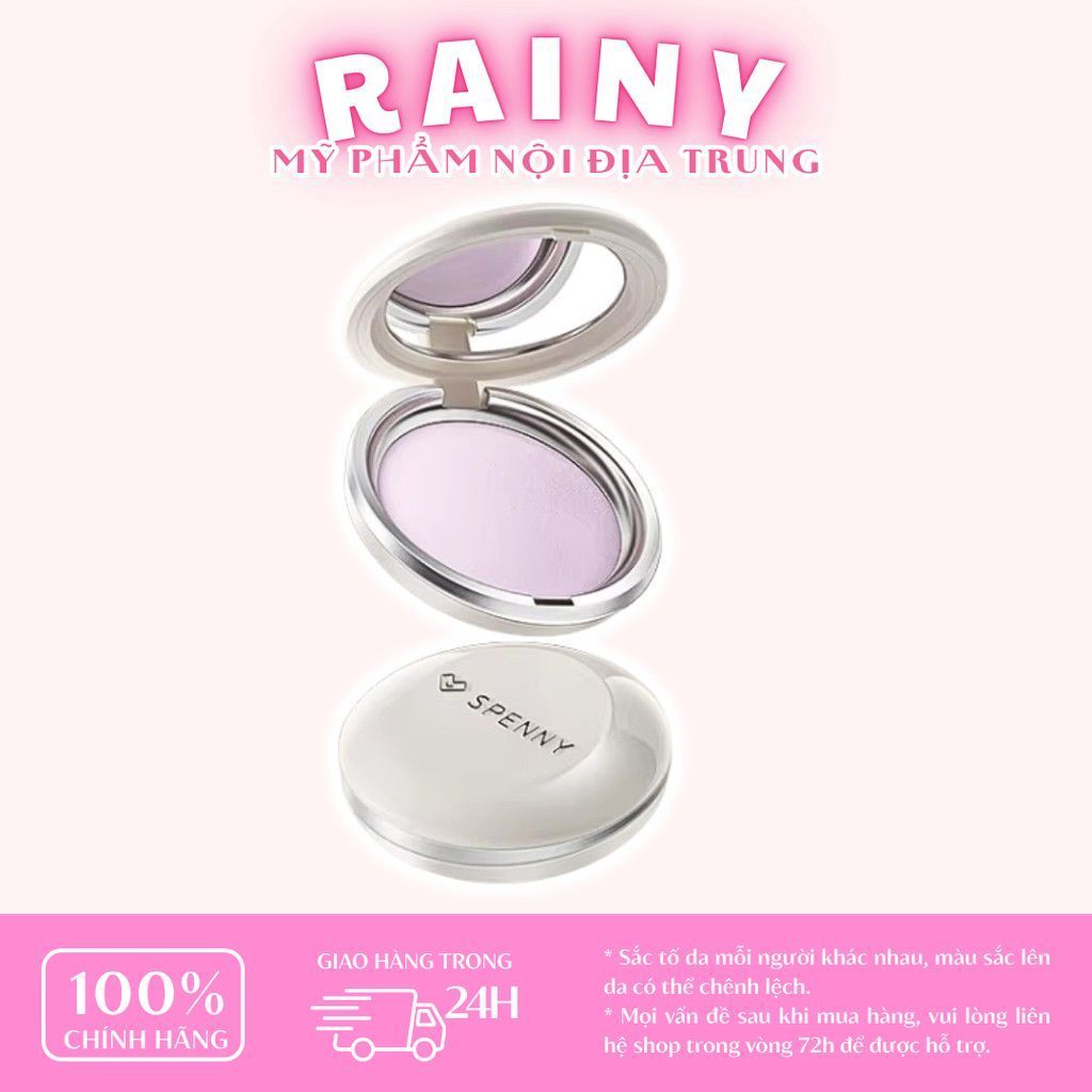 [SPENNY] Phấn phủ nướng Spenny Soft Yarrn Powder Cake hiệu chỉnh màu da 7.5g