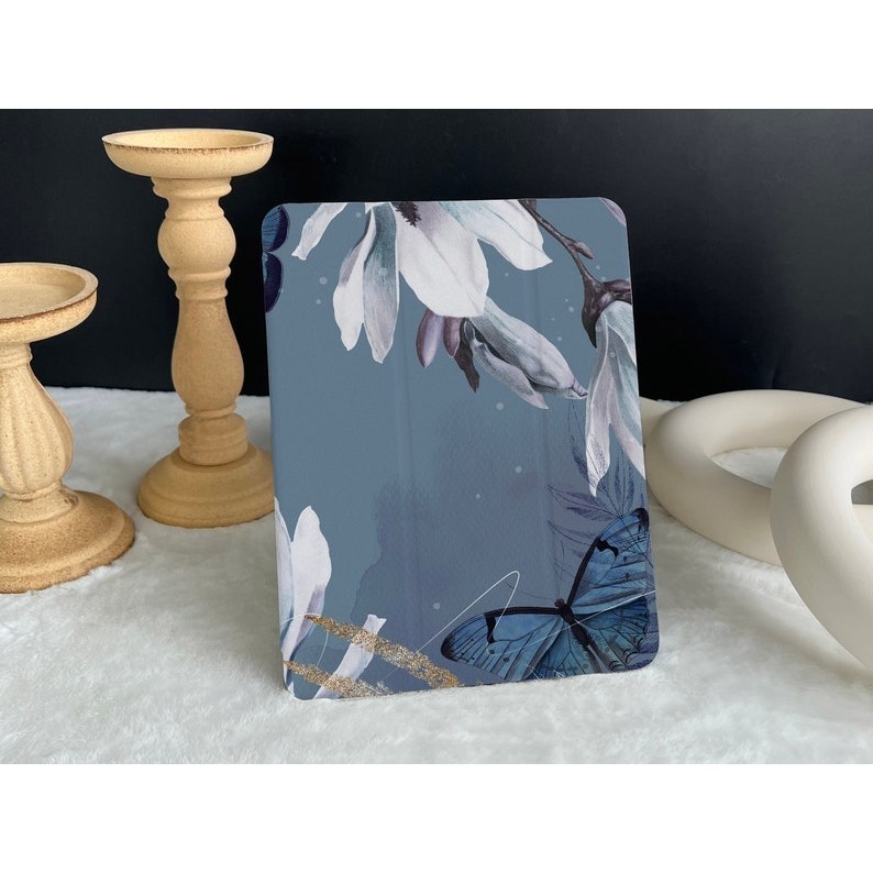 Ốp lưng iPad Mangnolia Butterfly, iPad Air 5 2022 iPad Pro 12.9 '' 2021 iPad Mini 6 ốp lưng iPad 9.7