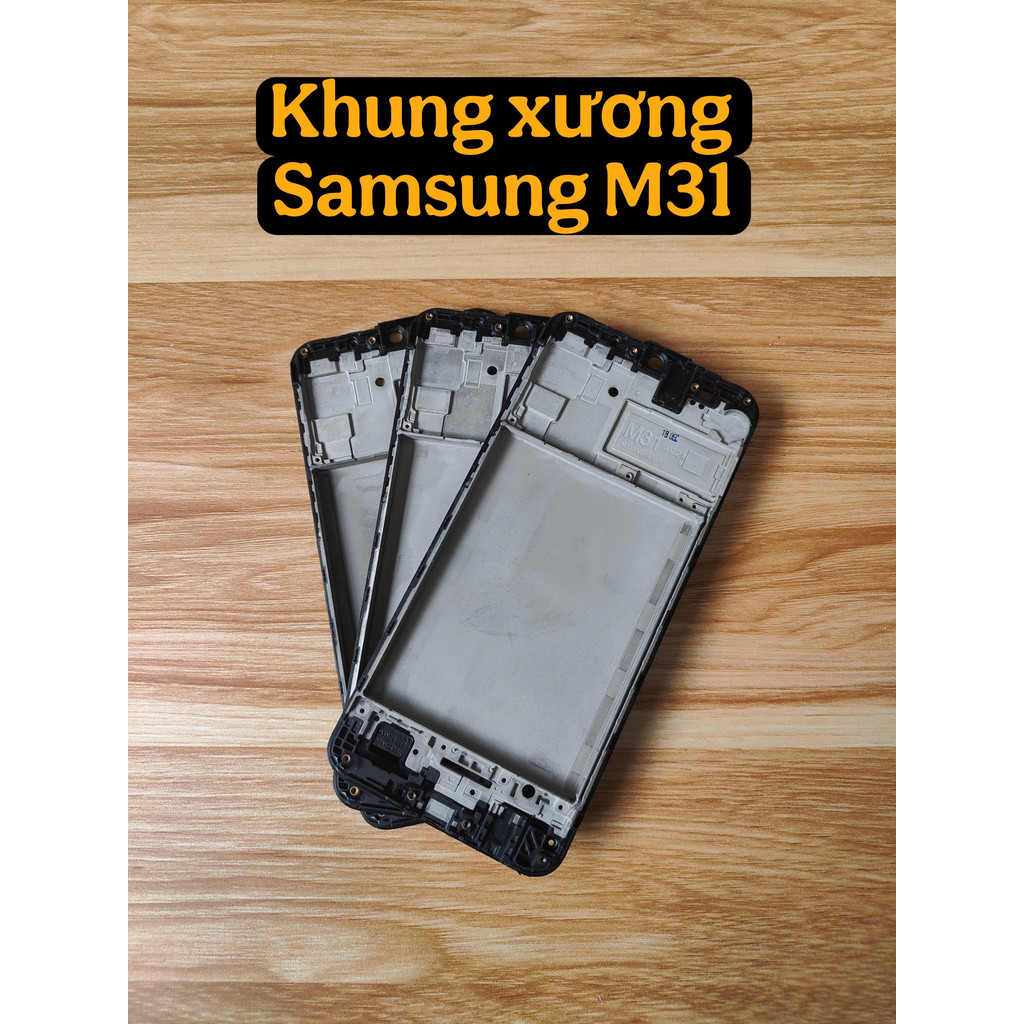 Sườn Samsung M31 mới zin – khung vỏ M31 full linh kiện, đẹp chuẩn