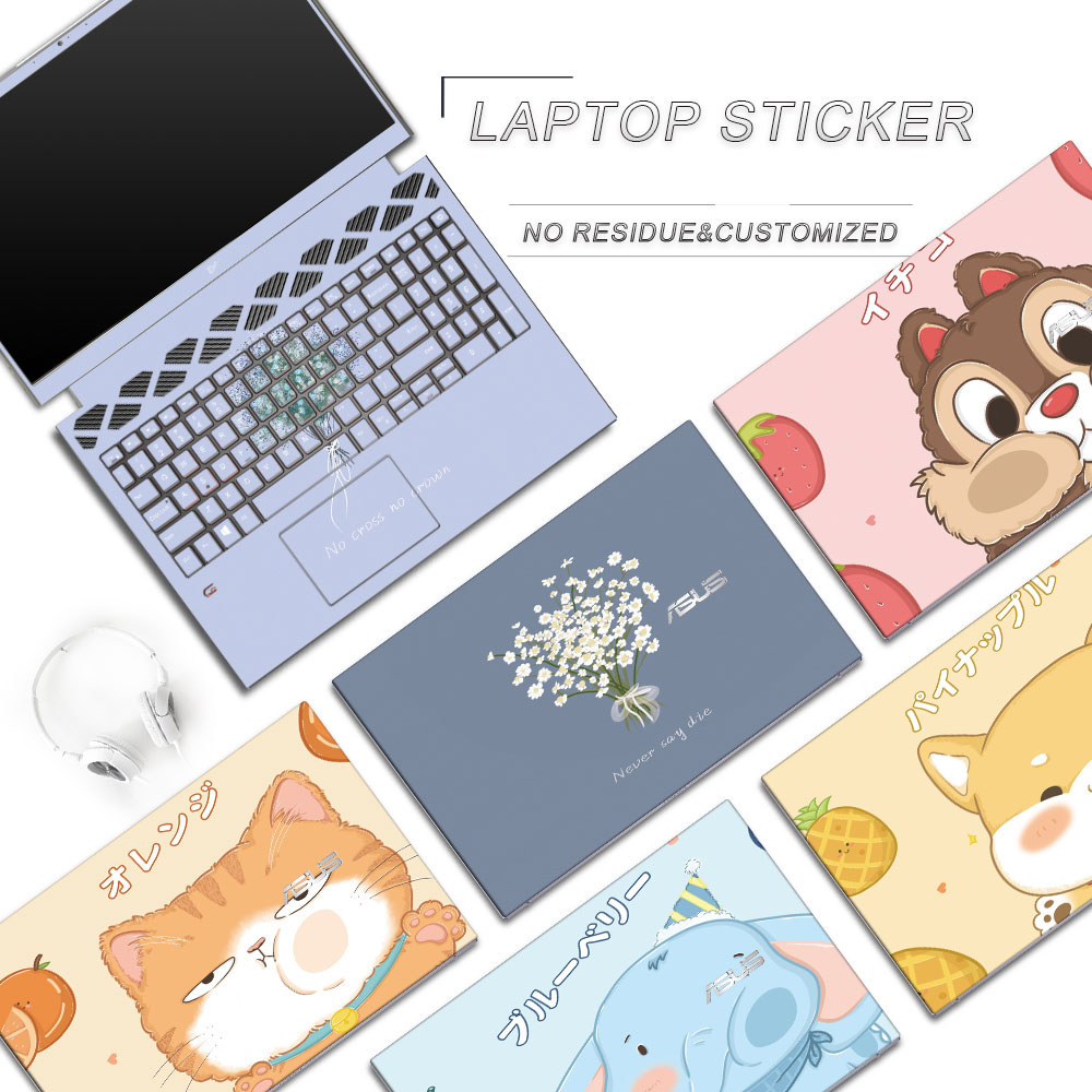 ASUS Zenbook S16 UM5606 3 Chiếc ABC Không Dư Lượng Costomized Máy Tính Laptop Precut Decal Da Vinyl 
