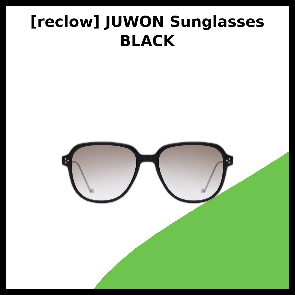 Kính râm JUWON Đen khung quá khổ - Hàng chính hãng 100%