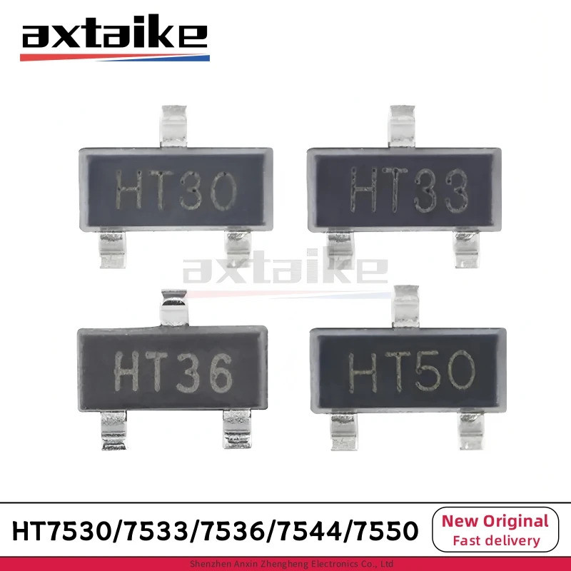 20 CHIẾC HT7530 HT7533 HT7536 HT7544 HT7550 HT30 HT33 HT36 HT44 HT50 3V 3.3V 5V 3.6 / 4.4V SOT23 SMD