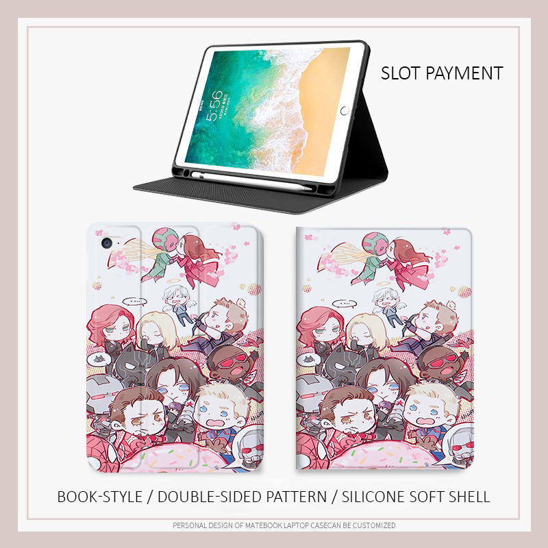 Ốp lưng Marvel Heroes cute ipad air m3 ipad a16 gen 11 Air M3 Air 4/5/6 Air7 10.2 Gen 7/8/9 Gen10 10