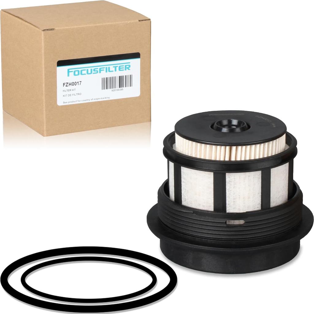 FOCUSFILTER FD4596 Bộ lọc nhiên liệu OEM Lớp 7.3L có nắp, Thay thế F81Z9N184AA, FD-4596, F81Z-9N184-