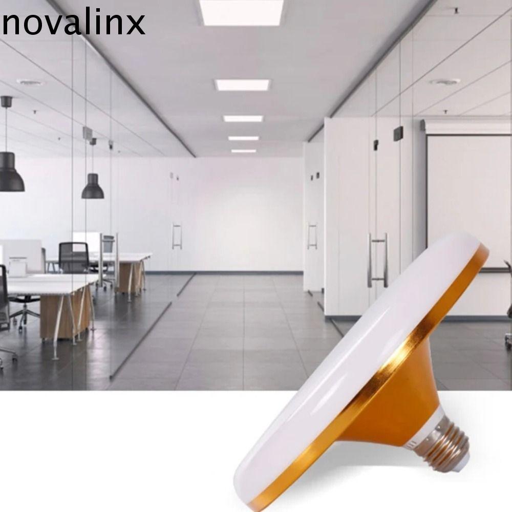Đèn LED UFO NOVALINX, Bóng đèn LED E27 220V, Đèn pha Lampada 15W 20W 30W 40W 50W 60W 80W Đèn trần LED siêu sáng
