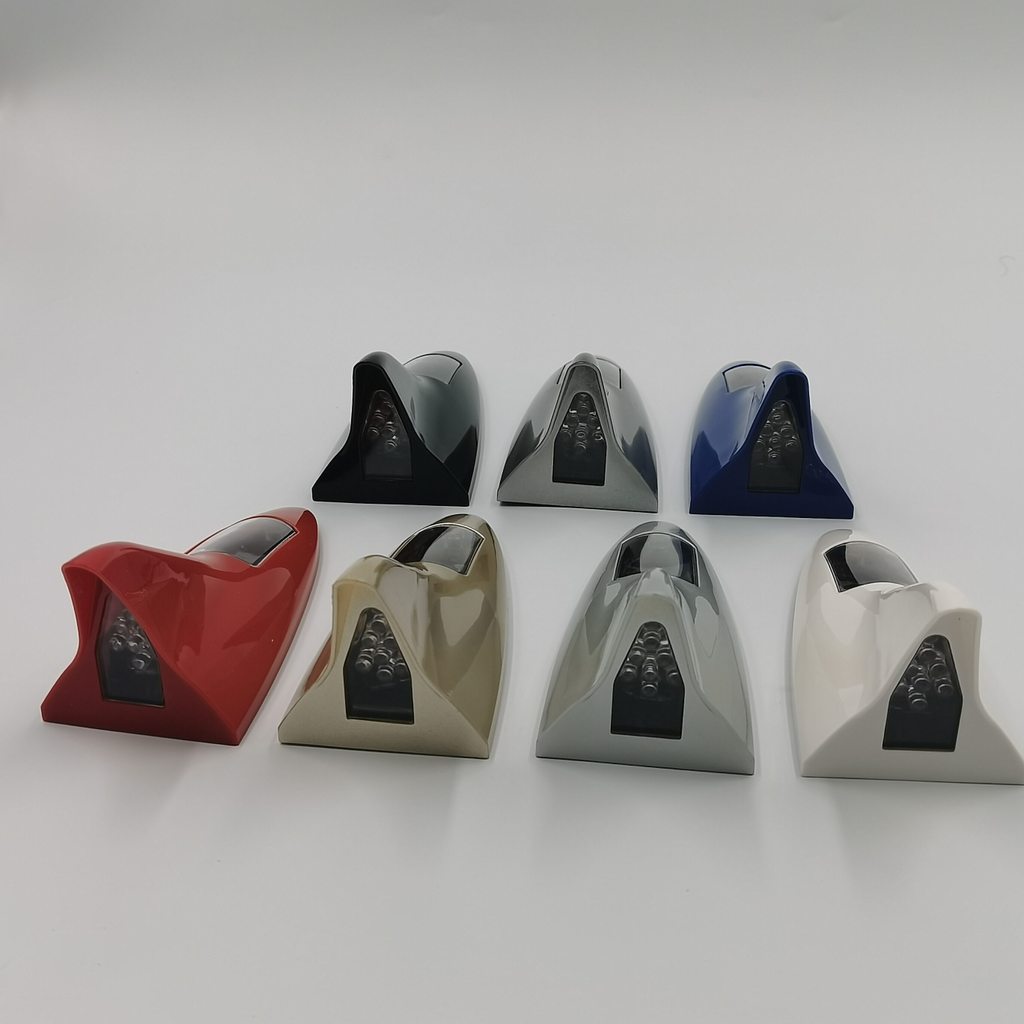 Ăng-ten vây cá mập cho ô tô, Đèn cảnh báo chống va chạm, Điều khiển từ xa, có đèn LED nhấp nháy gắn 