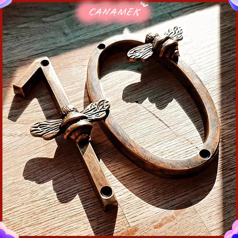 CANAMEK Bee House Số Ký Đồng Bee House Số Kim Loại Hàng Thủ Công Cửa Hiện Đại Ký Số Biển Hiệu Mảng B