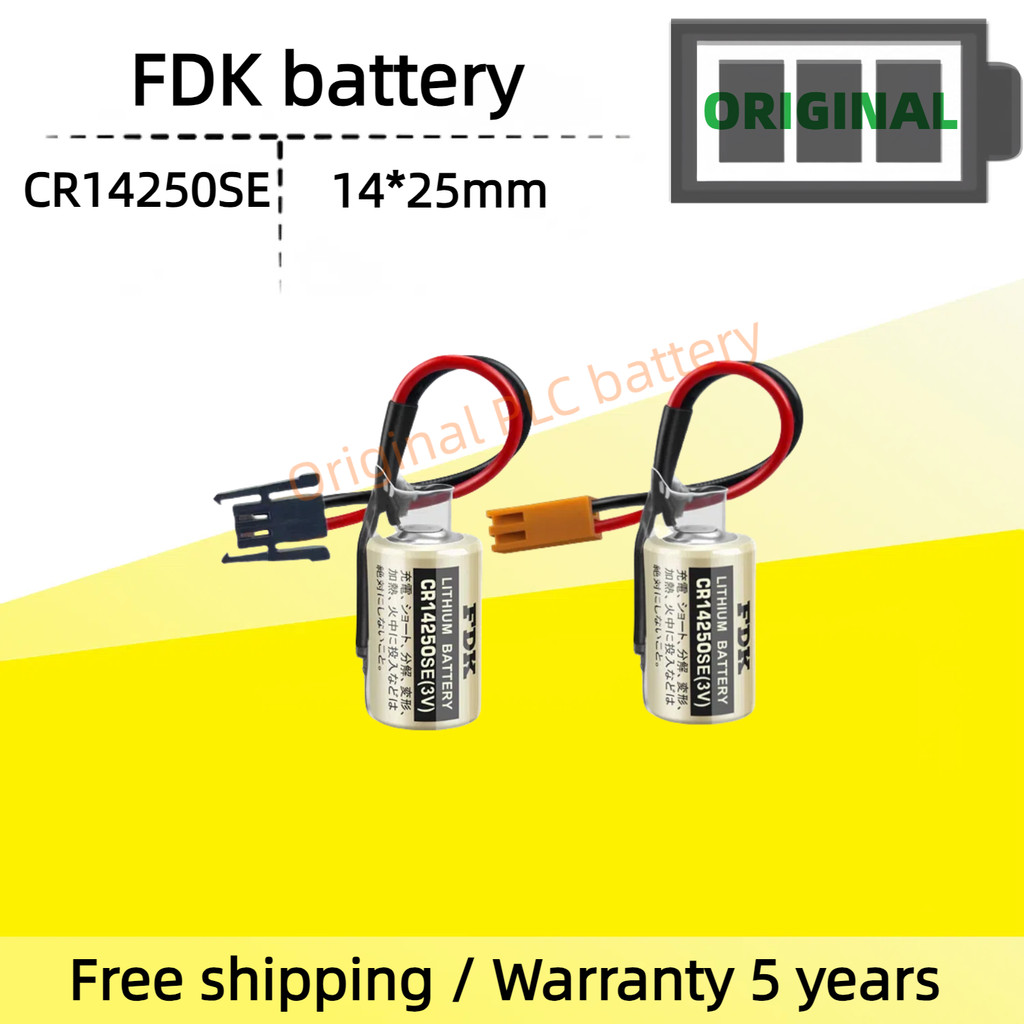 FDK CR14250SE CR14250SE-R pin 3V cho PLC lập trình servo pin lithium OTC robot 1747-BA Mới Mới