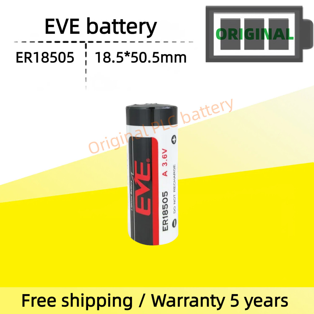 EVE ER18505 Pin 3.6V Một Lập Trình Viên PLC Đồng Hồ CNC Tự Động Hóa Nước Dụng Cụ Pin lithium Mới