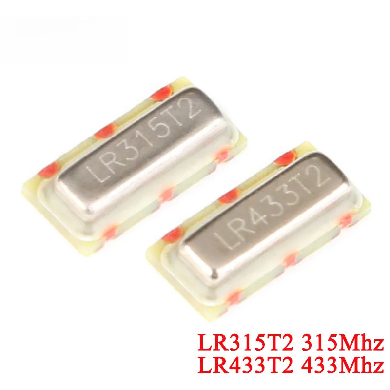 10 Cái / lốc LR315T2 315Mhz LR433T2 433Mhz SMD Pha Lê Dao Động Âm Thanh Bàn Thạch Anh Cộng Hưởng 7 *