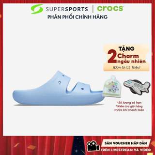Dép Quai Ngang Unisex Crocs Classic V2 - Xanh Dương - 209403-4NS ADS04 LS100