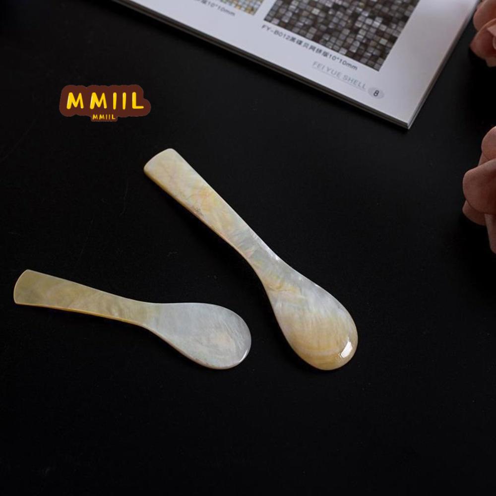 Thìa trứng cá muối HIFUN Nhà bếp Muỗng cà phê vỏ tự nhiên
