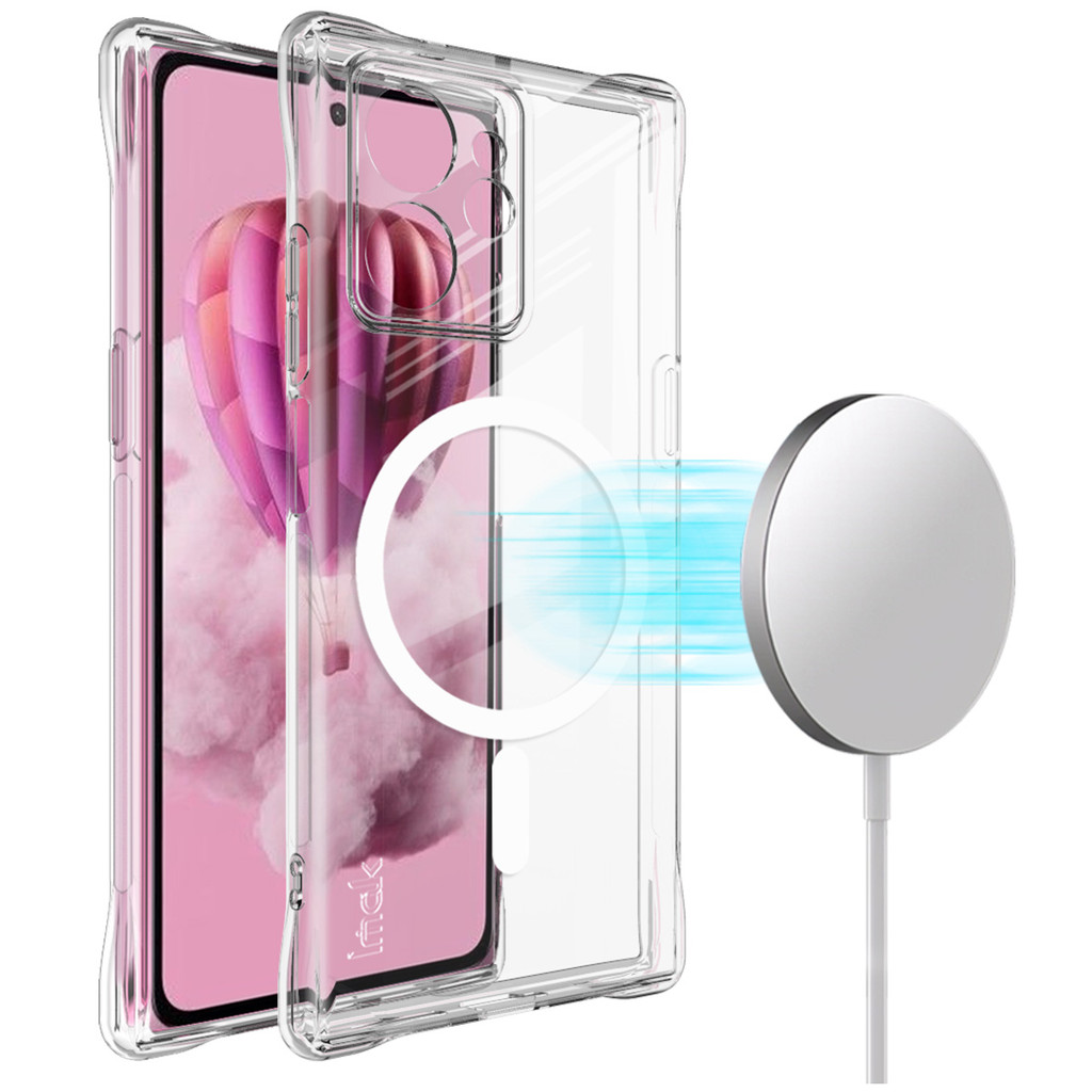 IMAK Chống sốc từ tính Ốp Lưng cho HMD Skyline 5G Vỏ TPU mềm túi khí