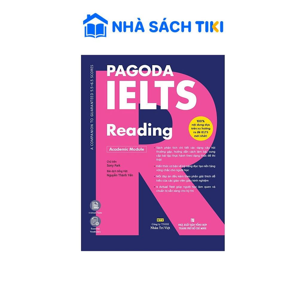 Pagoda IELTS Reading (Bao gồm sách bài học và sách đáp án) - Nhân Trí Việt