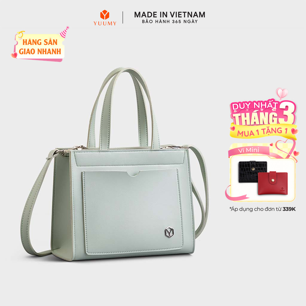 Túi Yuumy (Thời trang nữ tiện lợi size 20 - Túi đeo chéo da Seasand YN191) Bagsmart