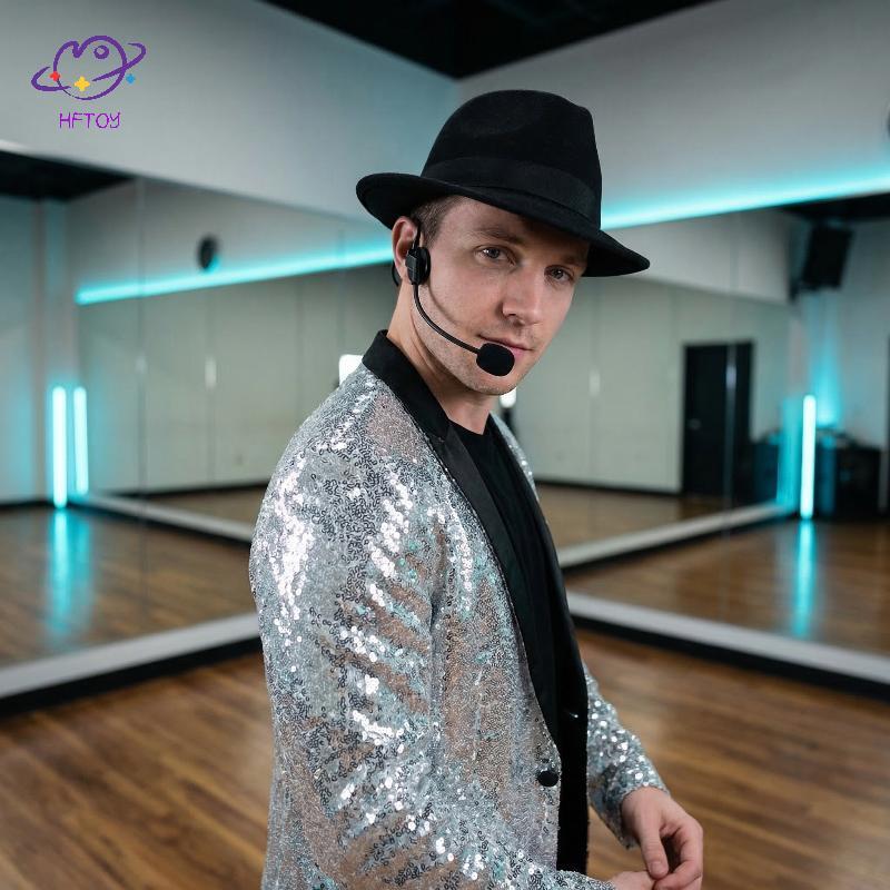 HFTOY 1 Chiếc Tai Nghe Ca Sĩ Đạo Cụ Buổi Hòa Nhạc Chơi Sinh Nhật Halloween Dự Tiệc Cung Cấp Tai Nghe